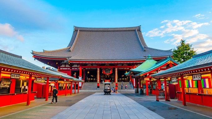 2連泊以上♪清掃不要でお得なエコプラン（素泊まり）◆浅草寺まで徒歩約5分◆コンビニまで徒歩約2分